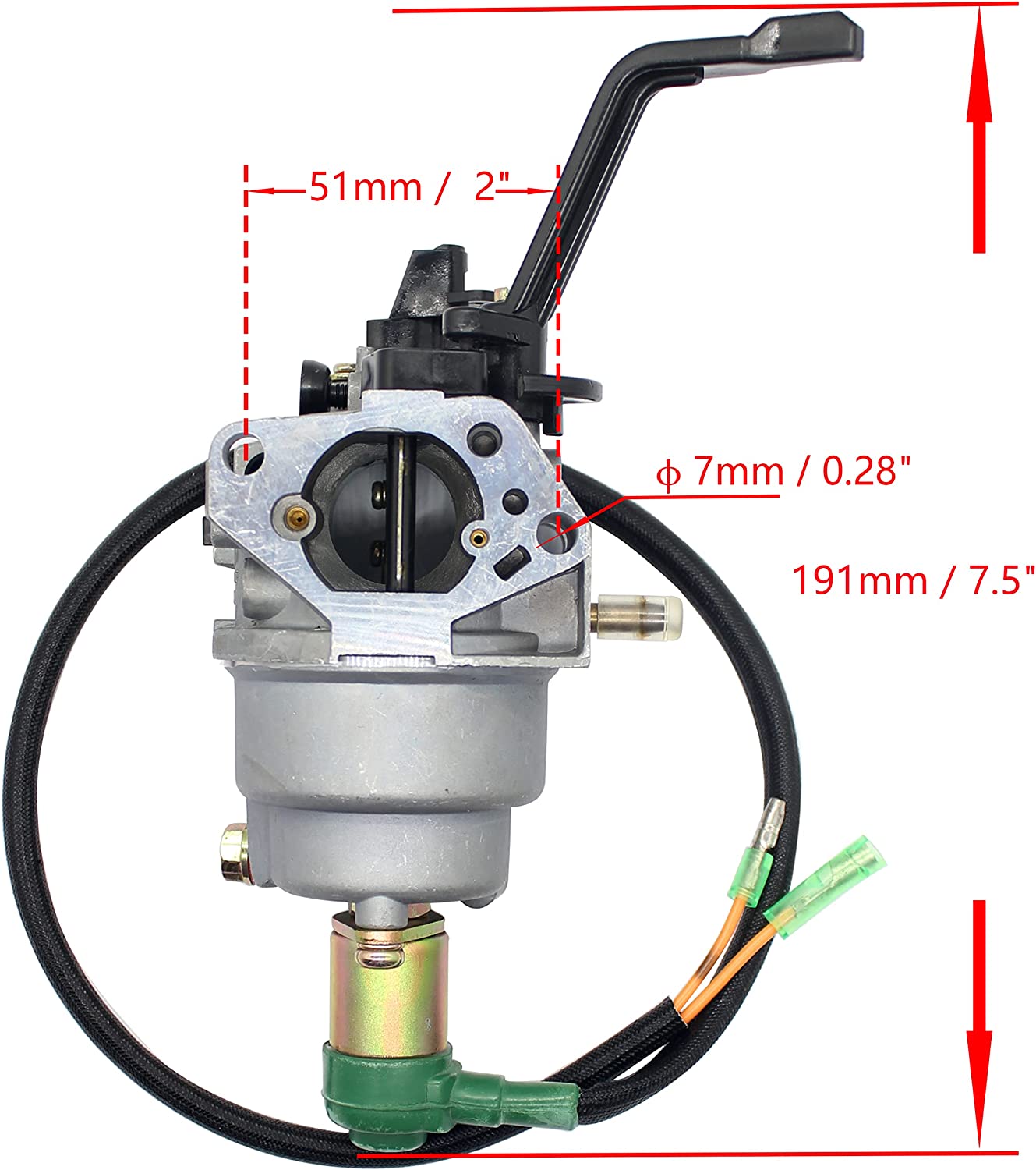 Carburateur P27-3D pour moteur à essence Generac et Predator 389CC 420CC 440CC 458CC 460CC 