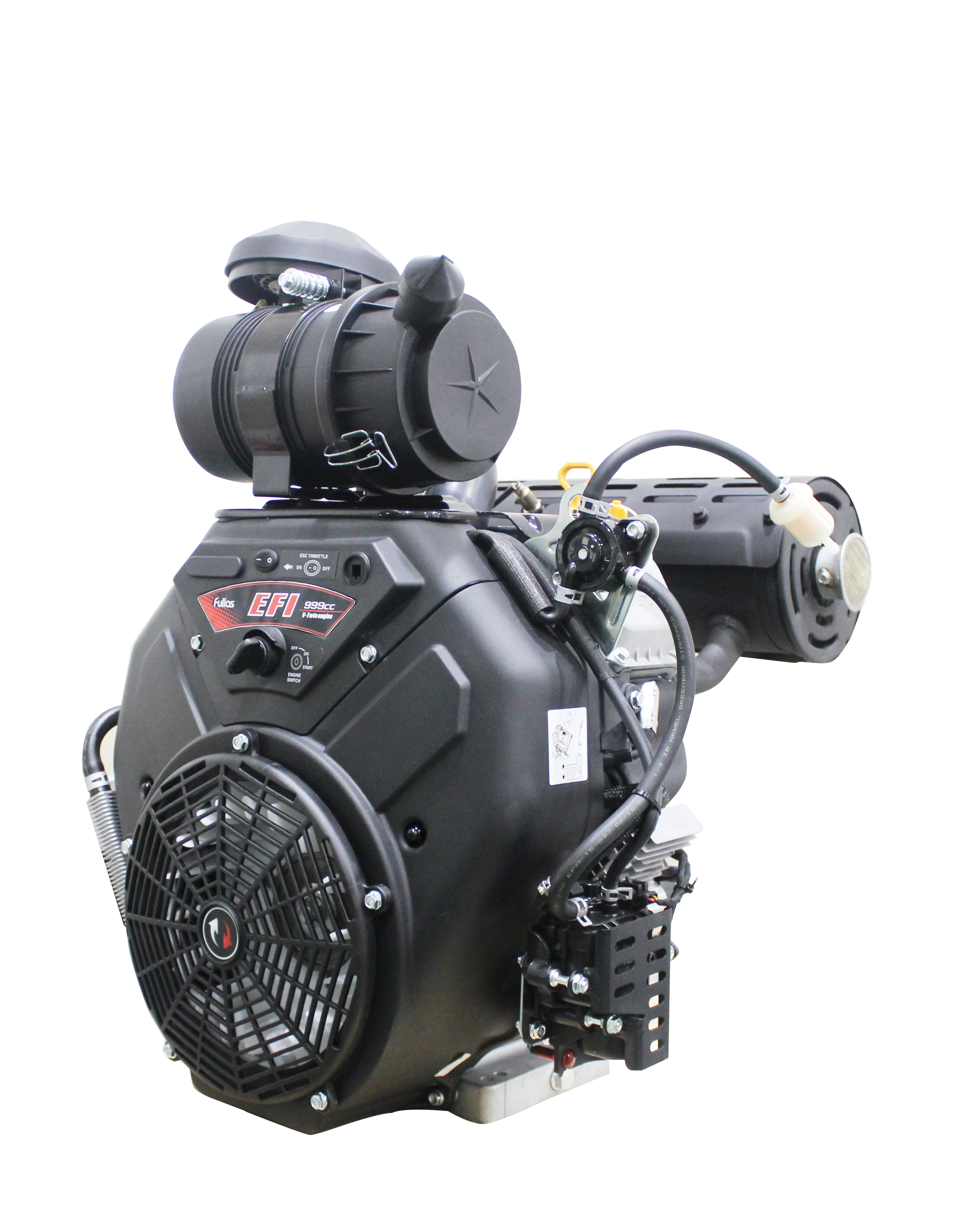 Moteur à essence horizontal bicylindre refroidi par air 999CC 40HP EFI V avec CE EPA EURO-V